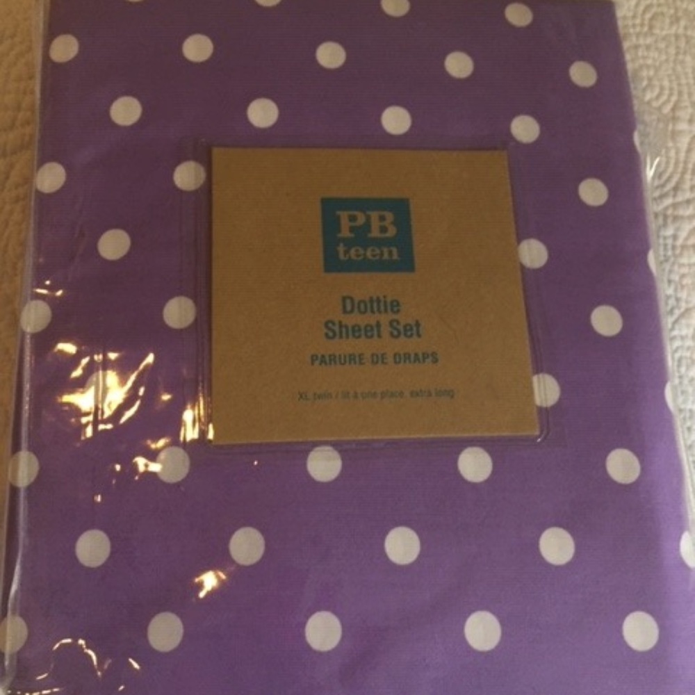NWT PB Teen XL Twin Purple Sheets